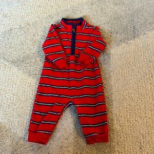 Carters quarter zip fleece one piece